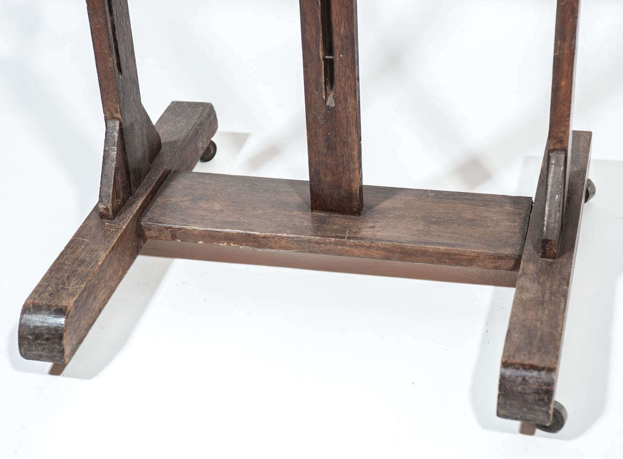 20th Century Adjustable Artist's  Easel, France  c.1910 In Good Condition For Sale In Toronto, ON