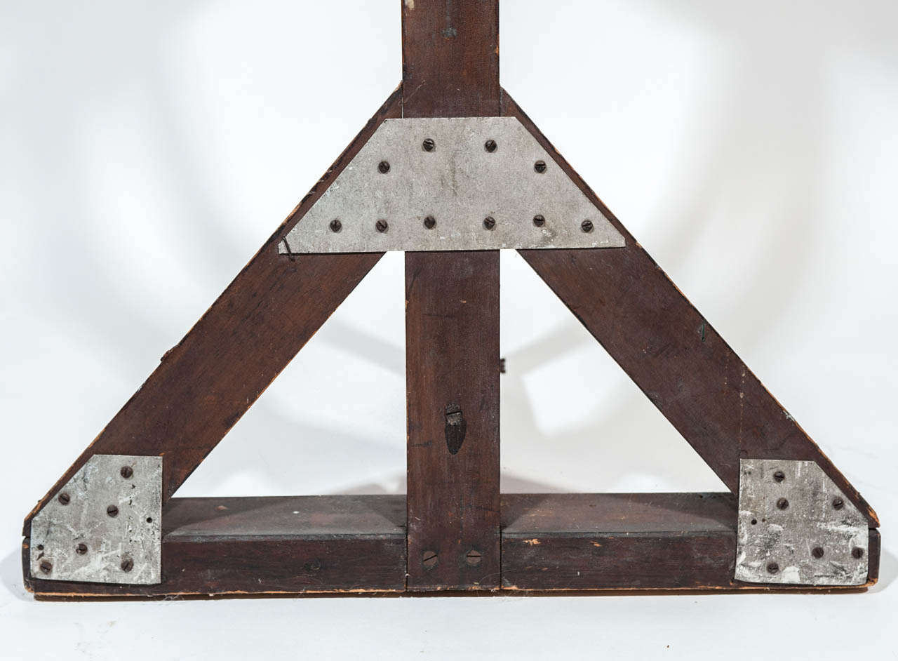 Turn of the Century  Adjustable French Painters Easel For Sale 2