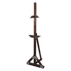 Turn of the Century  Adjustable French Painters Easel