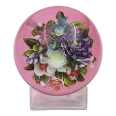 Rick Ayotte "Flowers of the Summer Season" Bouquet Paperweight