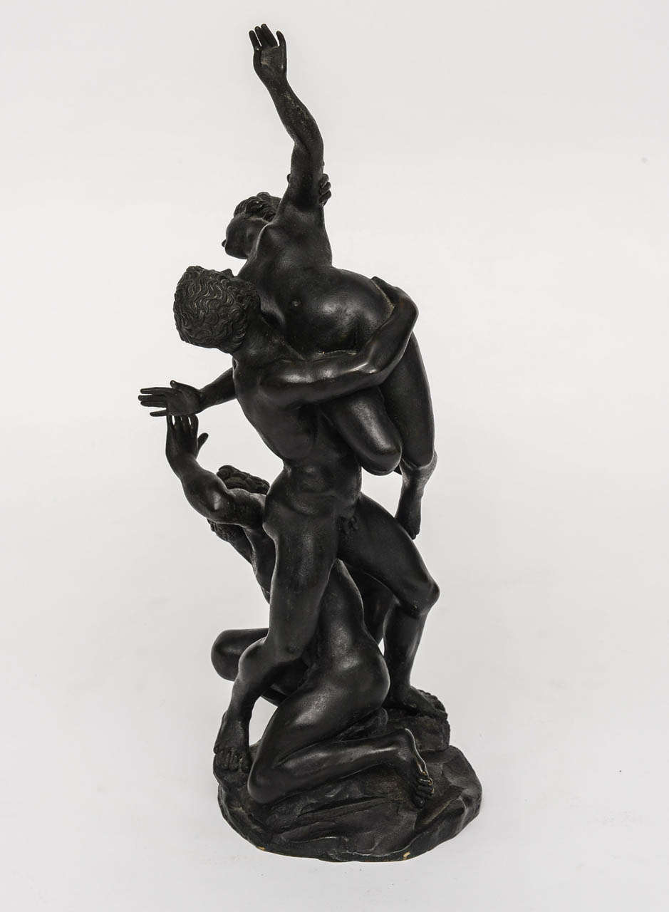 Renaissance 18th Century Bronze Group of the Rape of a Sabine Woman after Giambologna