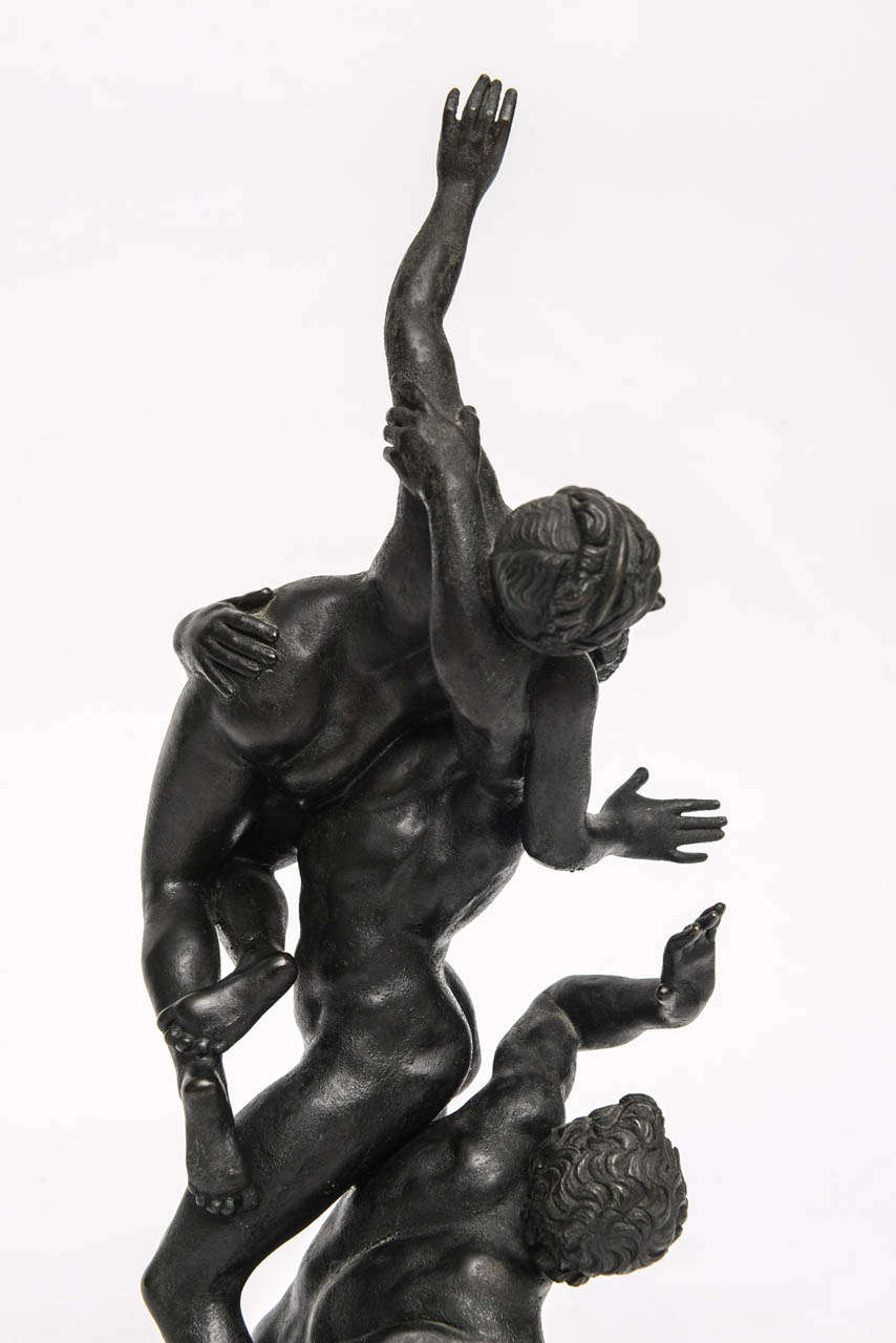18th Century Bronze Group of the Rape of a Sabine Woman after Giambologna 3