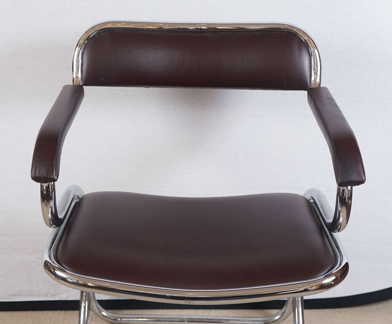 American Pair of Mid-Century Cantilevered Chairs