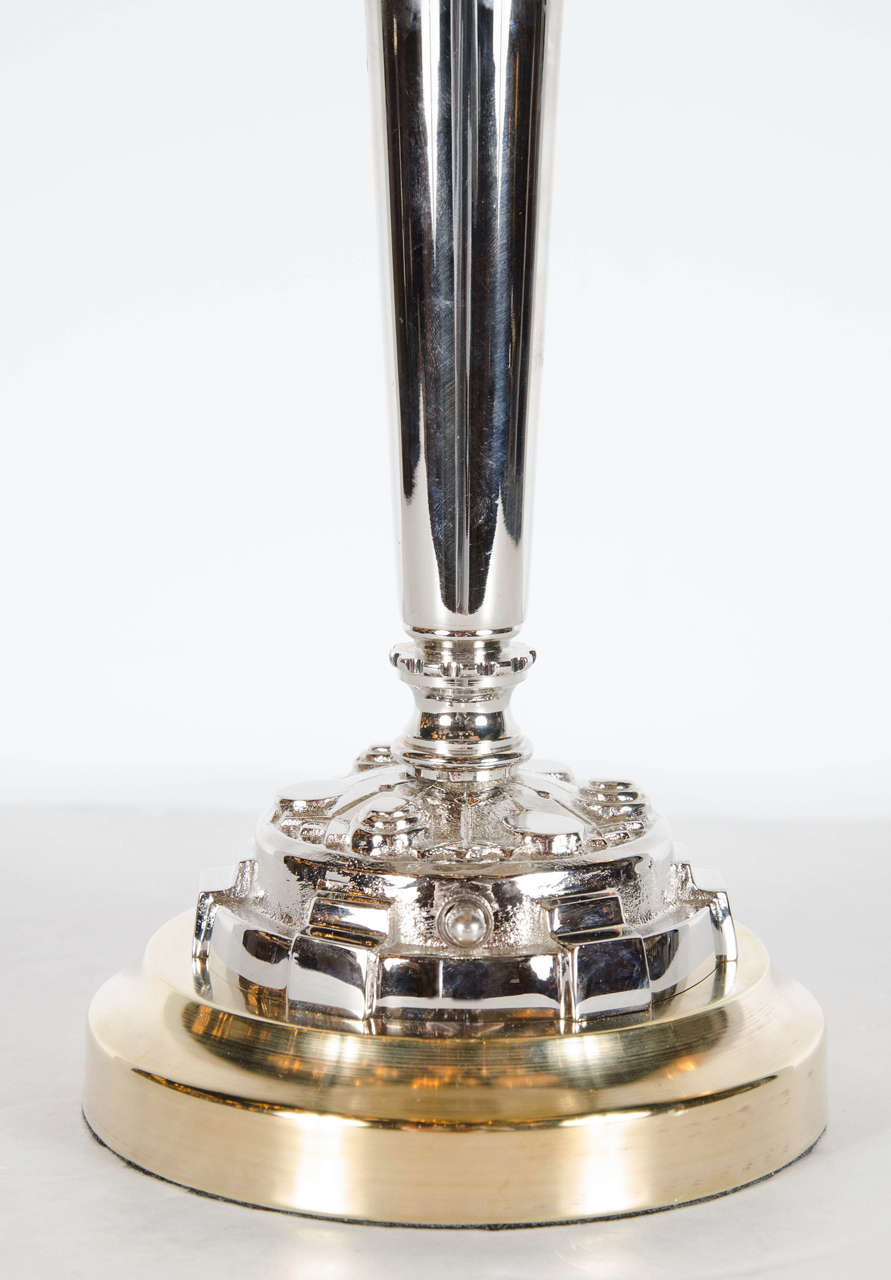 French Art Deco Skyscraper Style Table/Desk Lamp