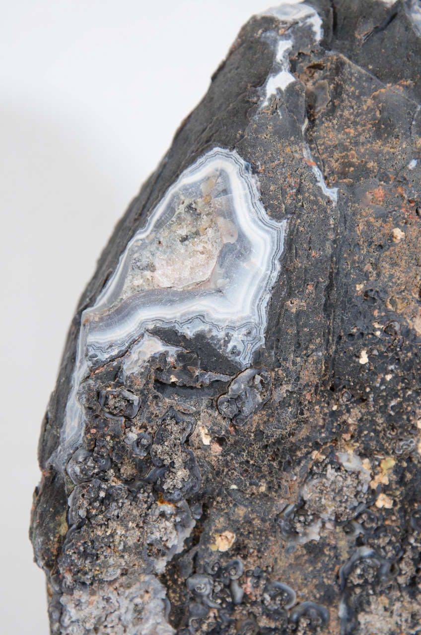 Organic and Superb Sliced Geode Rock Specimen 2