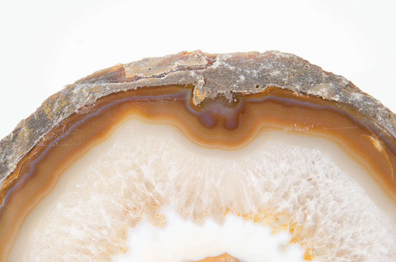 Sensational Organic Stone Geode Crystal Agate Specimen In Excellent Condition In New York, NY