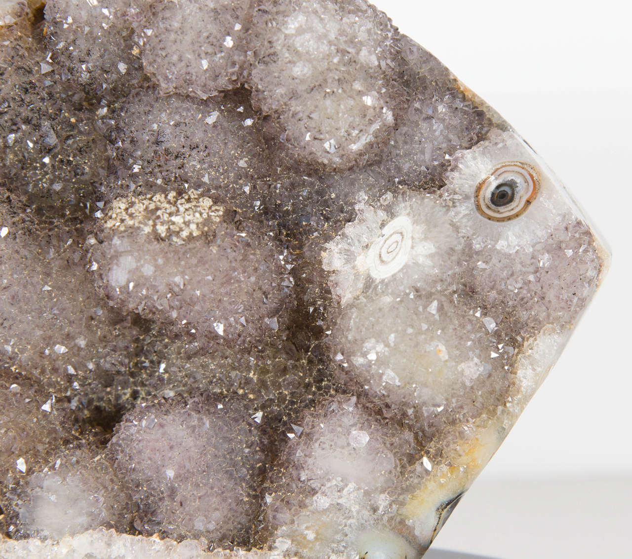 Organic Modern Organic Geode Crystal Rock Specimen