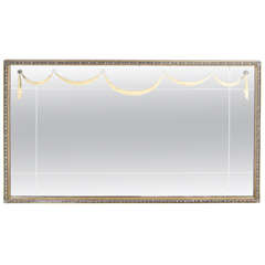 Glamorous 1940's Gilt Mirror with Lucite Appliqués By Grosfeld House 5