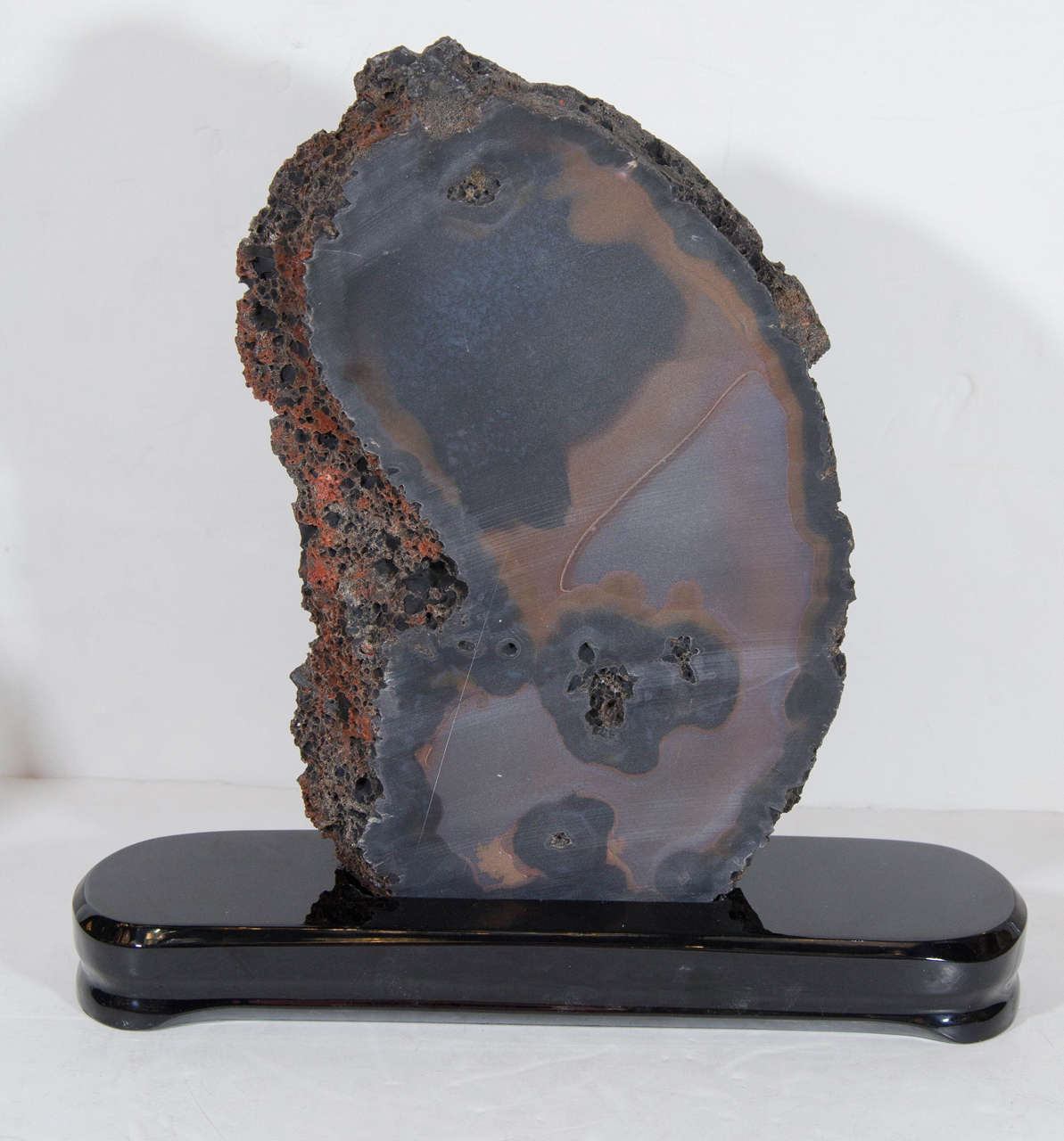 Ultra Chic Organic Sliced Geode Mineral Specimen 1