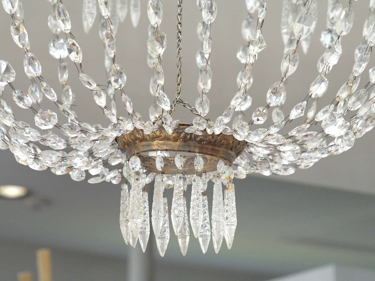19th Century Empire Chandelier For Sale 1