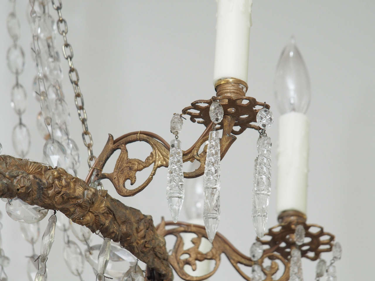 19th Century Empire Chandelier For Sale 2