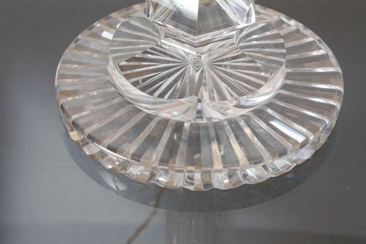 Baccarat Cut Crystal Lamp 1