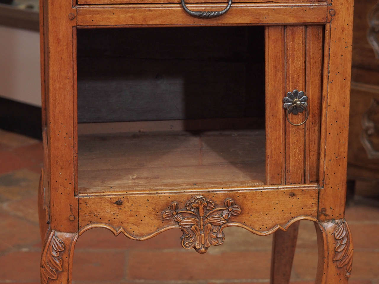 French 18th Century Walnut Side Table