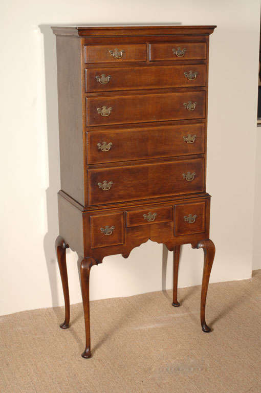 New England Queen Anne Petite Highboy