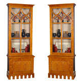 Pair of Biedermeier Bookcases
