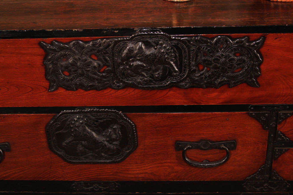 Japanese Sendai Chest In Good Condition For Sale In Seattle, WA