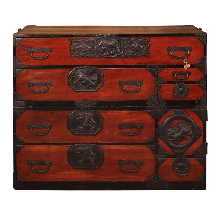 Japanese Sendai Chest For Sale