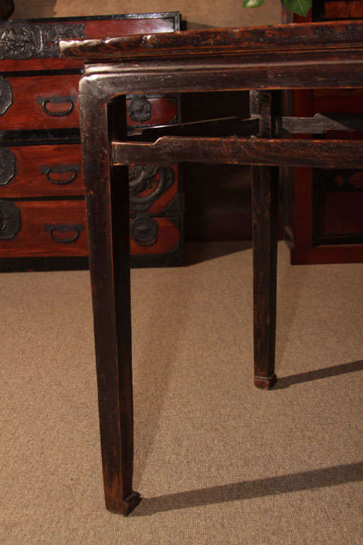 Chinese Pudding Stone Table For Sale 7