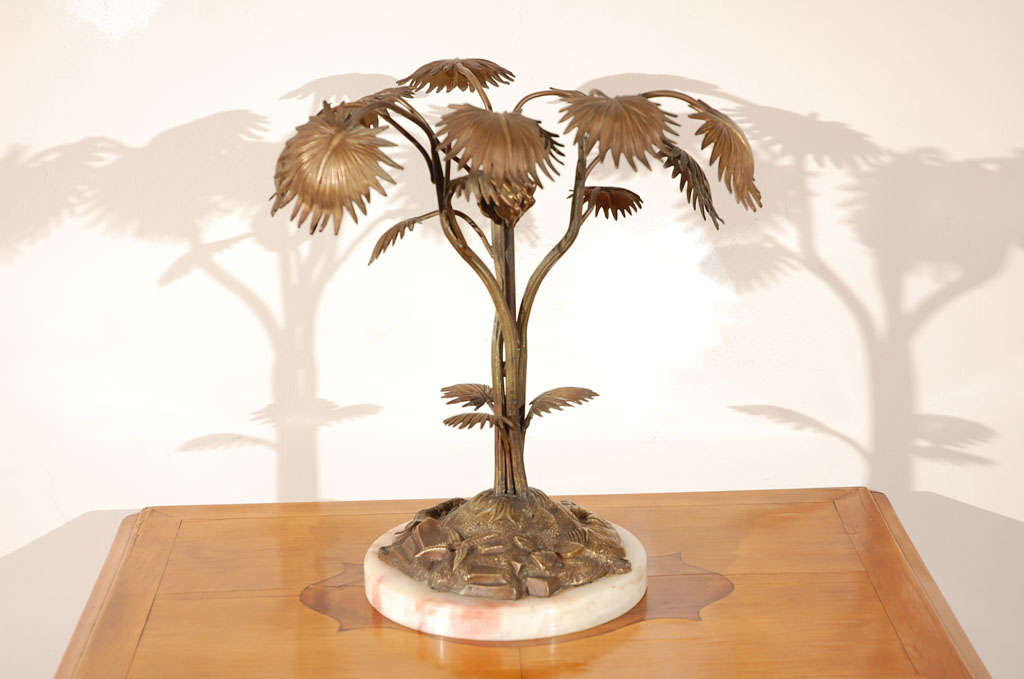 Palm tree sculpture