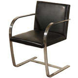 set of 4 Mies van der Rohe flat bar chairs