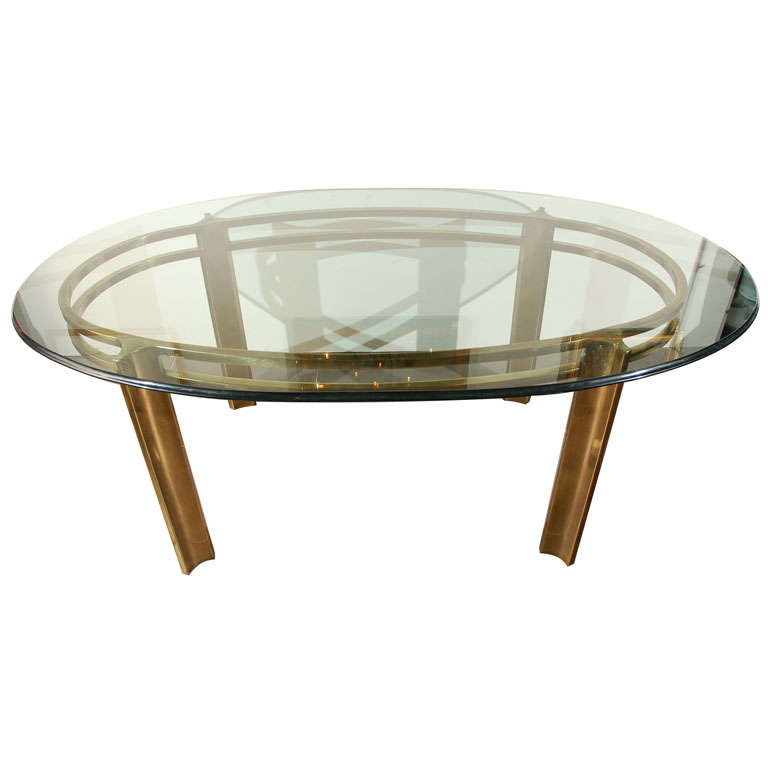 Mastercraft Oval Dining Table For Sale