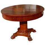 Antique Center Table of Cuban Flamed Mahogany