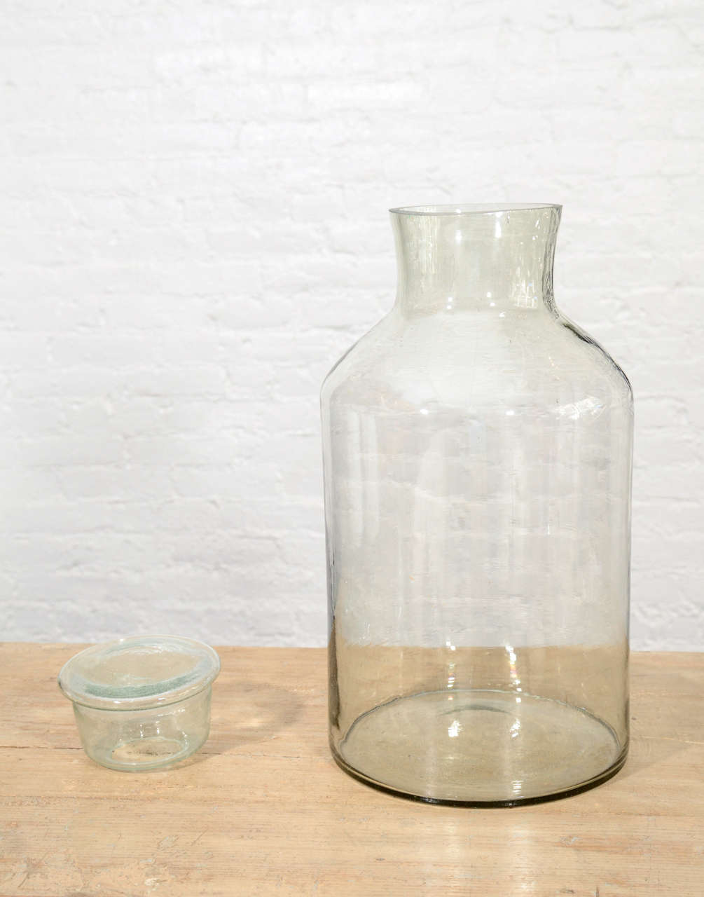 19th Century Vintage Handblown Glass Jars For Sale