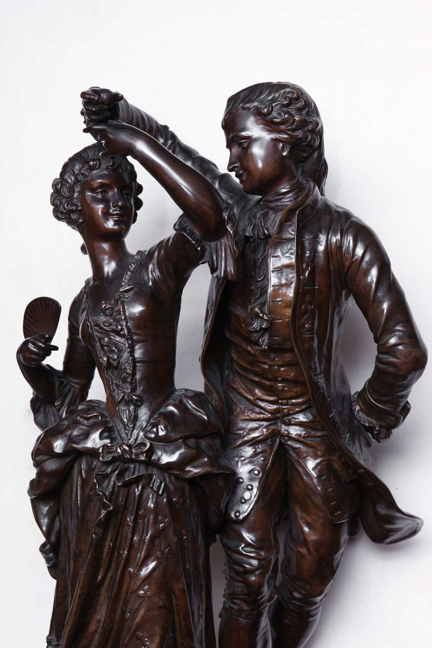 French 19 century Bronze sculpture signed Henri Ple In Excellent Condition In New York, NY