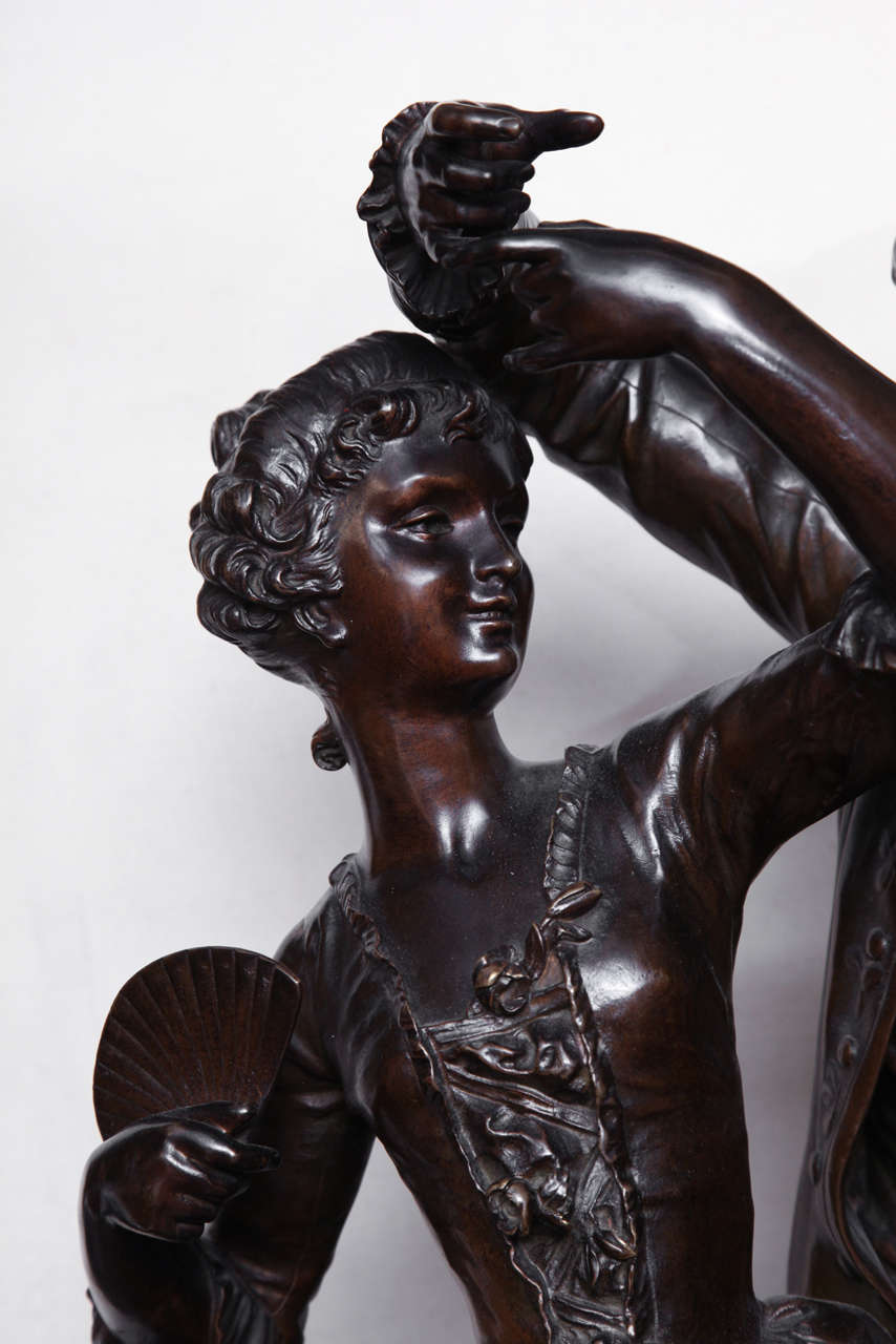 19th Century French 19 century Bronze sculpture signed Henri Ple