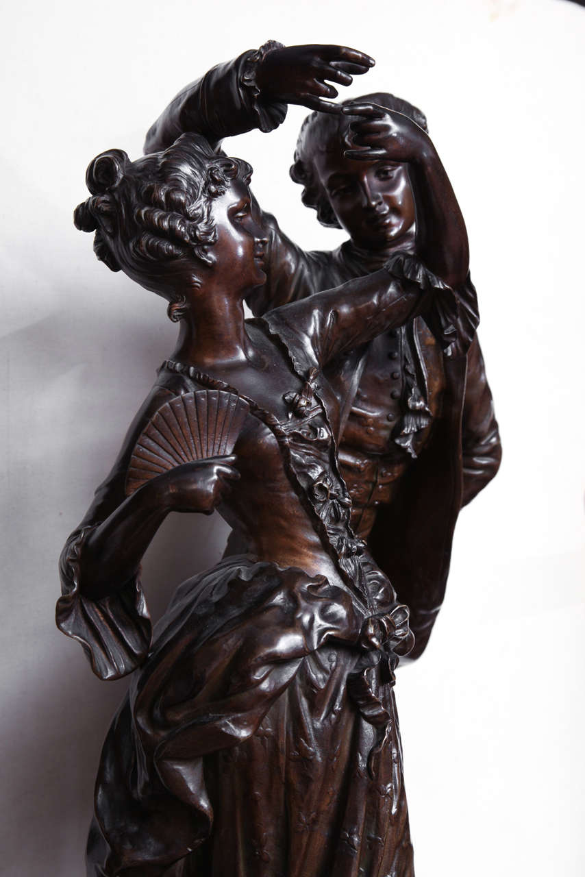French 19 century Bronze sculpture signed Henri Ple 2
