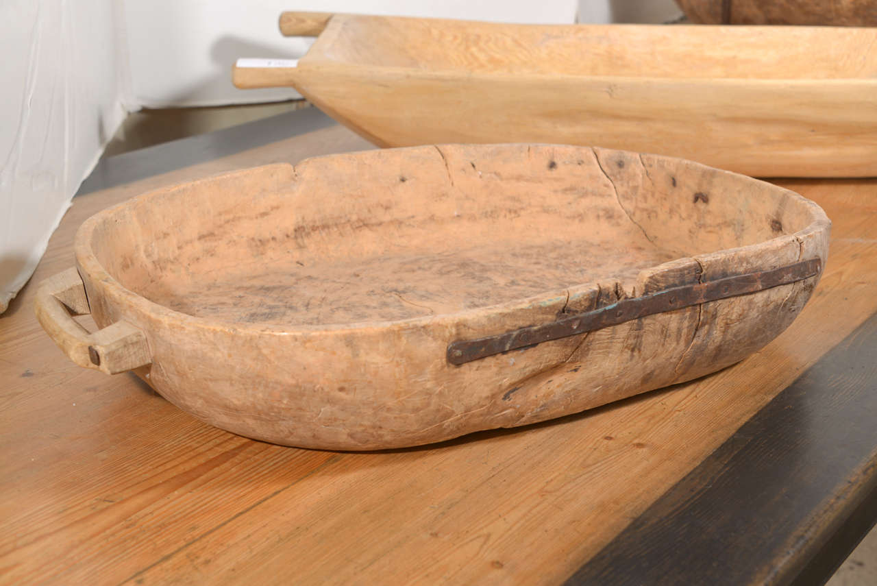 primitive dough bowl