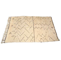 Moroccan Tribal Rug from the Beni Ouarain Tribes