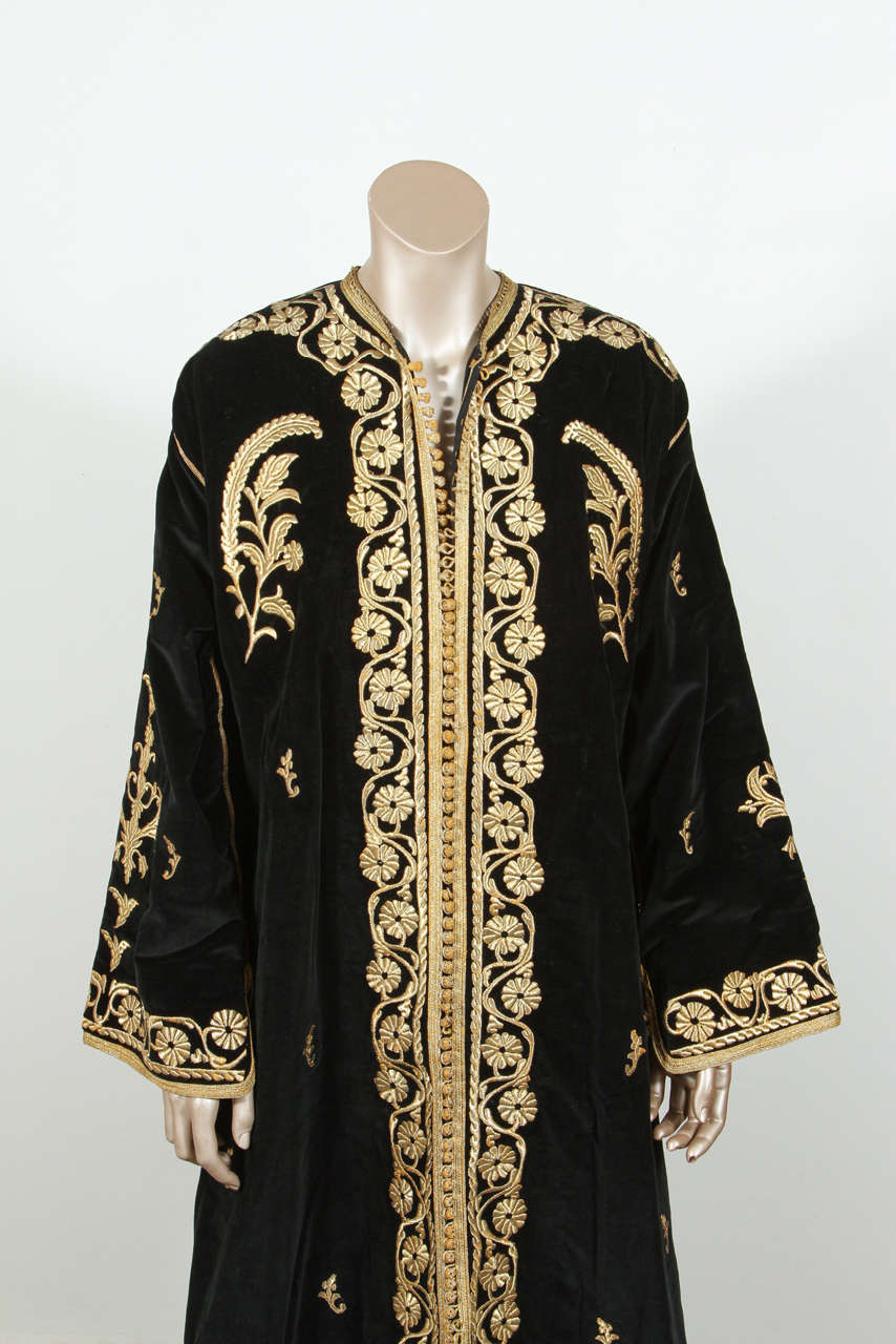 vintage velvet robe