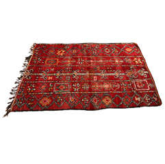 Vintage Moroccan Rug,