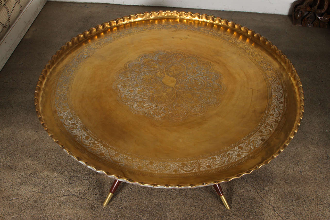 moroccan tray table base