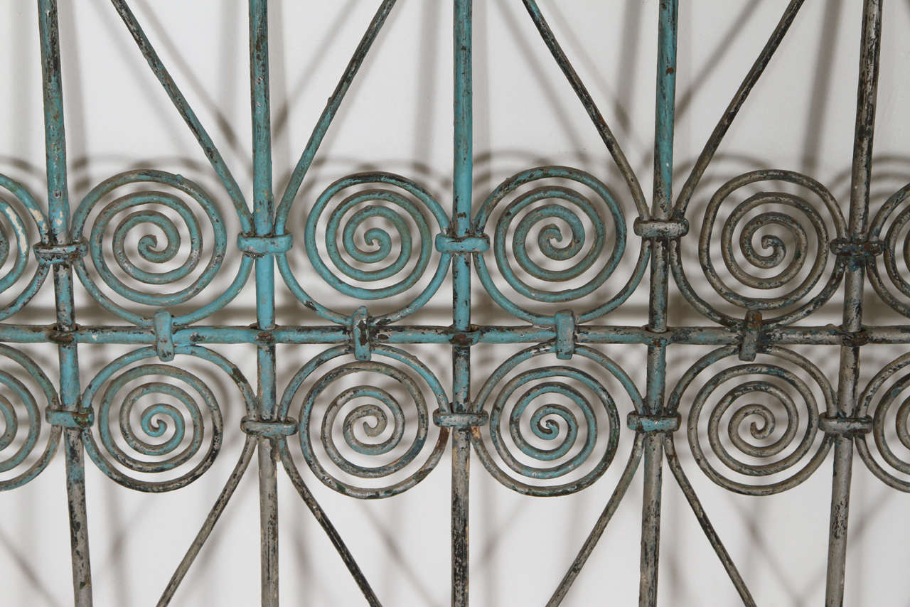 wrought iron window grilles