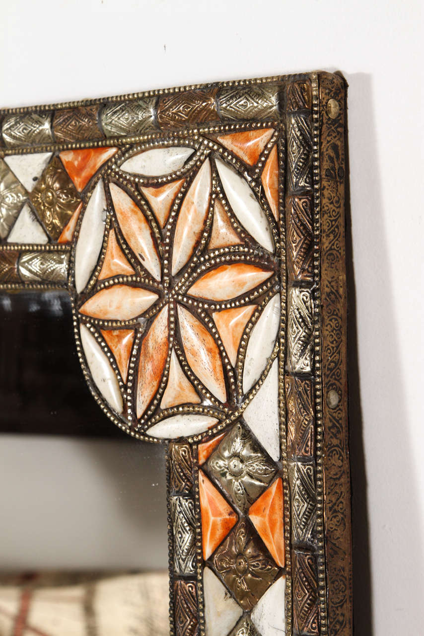 Mid-20th Century Elegant Oversized Moroccan Mirror 