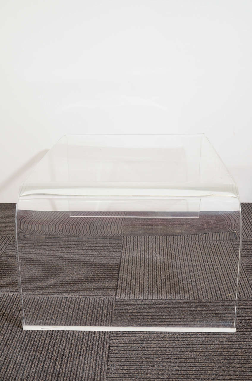 vintage waterfall coffee table