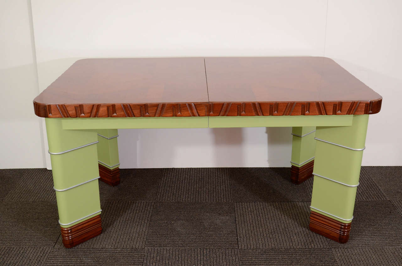 A vintage dining table from the 
