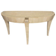 Robert Marcius Demi-Lune Console Table for Casa Bique