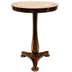 19th c. English Round Pedestal Table