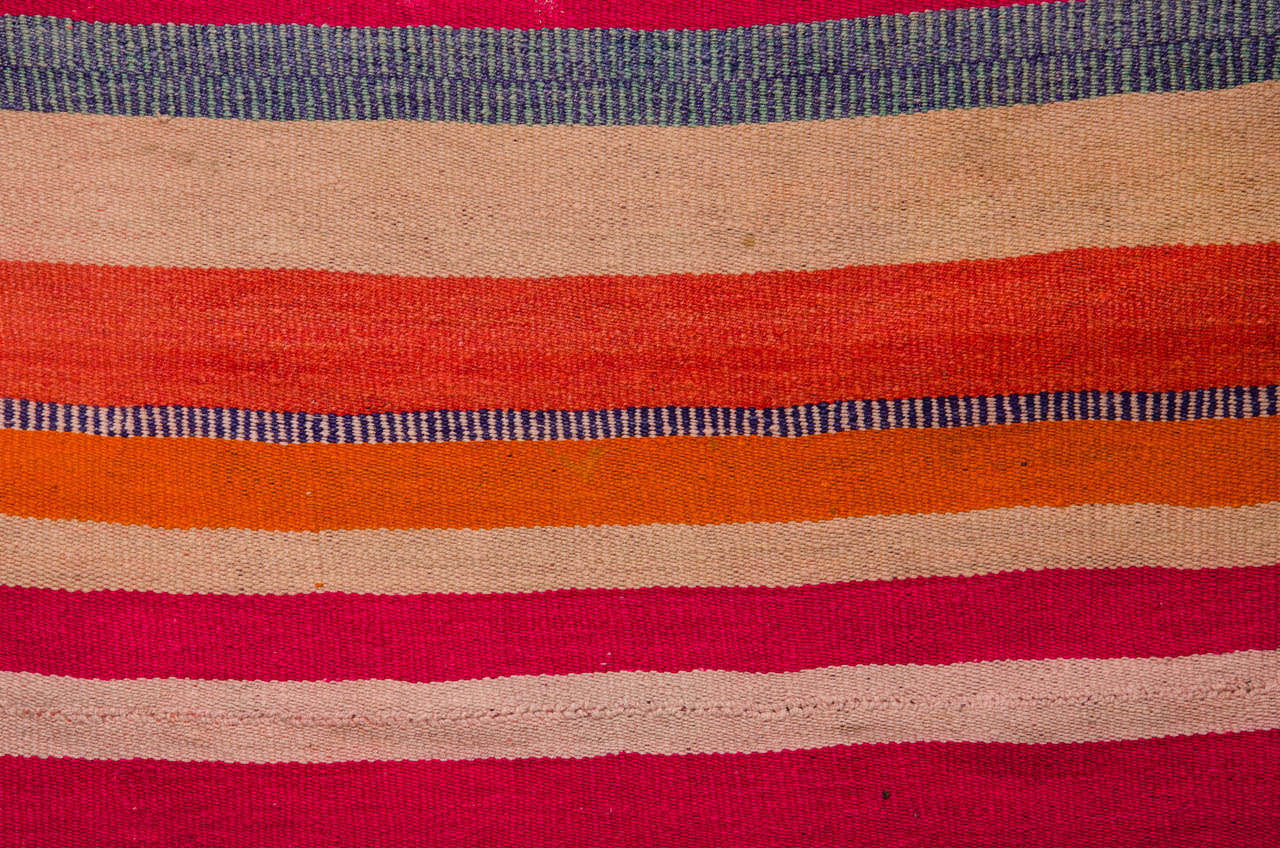 Mid-20th Century Peruvian Hand Woven Rug