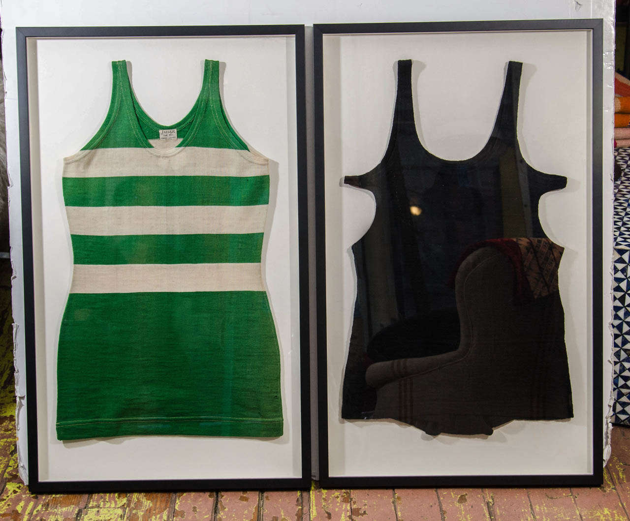 USA Pair of 1940's Bathing Suits