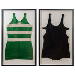 Vintage USA Pair of 1940's Bathing Suits