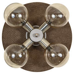 Very Nice Flush Mount Light Fixture with Glass Globes
