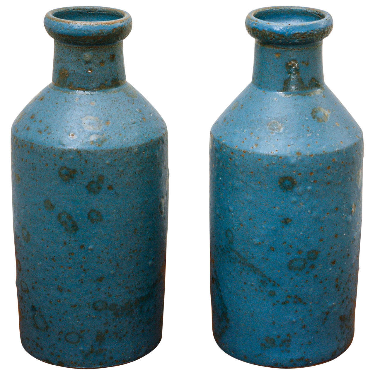 Pair of Vintage Italian Ceramic Vases