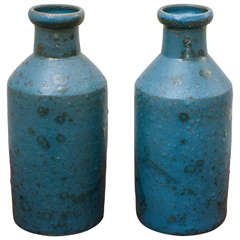 Pair of Vintage Italian Ceramic Vases