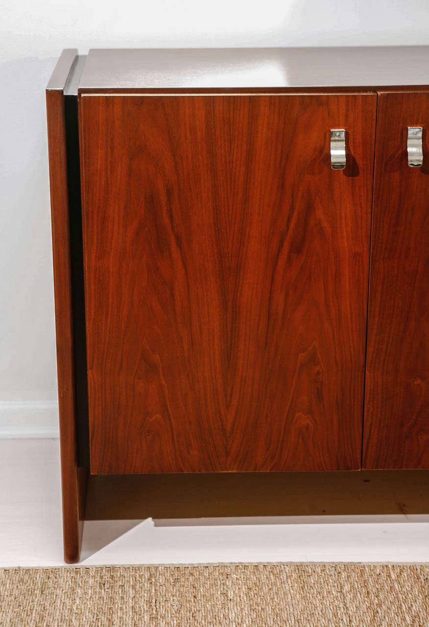 Midcentury Rosewood Credenza or Sideboard In Good Condition In Santa Monica, CA