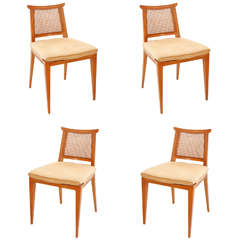 Set of Four Edward Wormley for Dunbar Dining Chairs