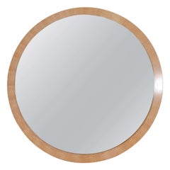 21st Century Birchwood Circular Wall Mirror